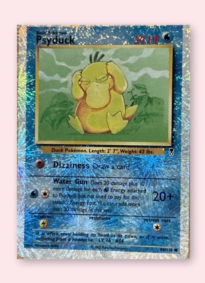 Legendary Collection psyduck reverse hollo, played, Ophalen of Verzenden, Gebruikt, Losse kaart, Foil