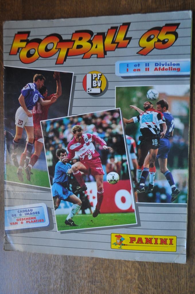 PANINI COMPLEET ALBUM FOOTBALL 1995, Enlèvement ou Envoi, Utilisé, Plusieurs autocollants