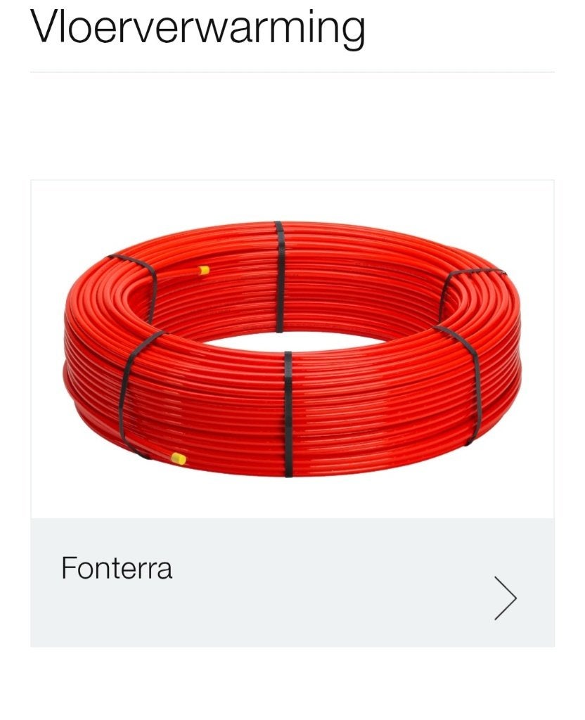 Vloerverwarming, Doe-het-zelf en Bouw, Verwarming en Radiatoren, Ophalen, Minder dan 30 cm, Overige typen, Nieuw