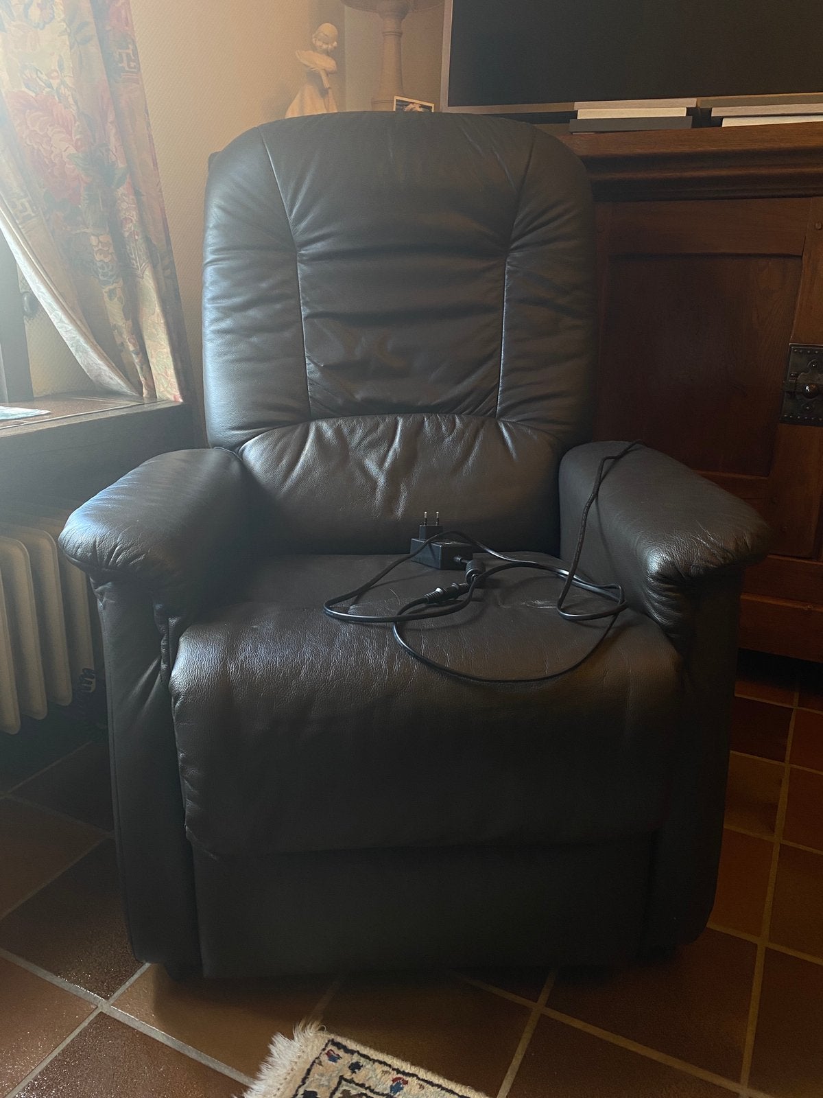Zwarte relaxzetel, Ophalen, Gebruikt