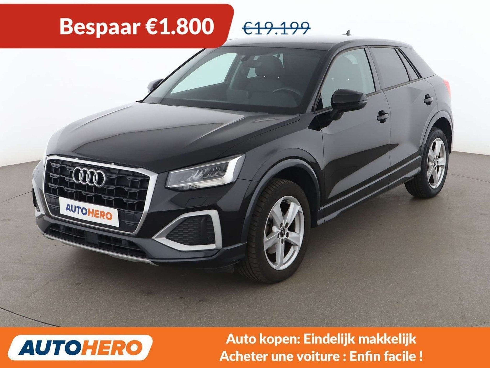 Audi Q2 30 TFSI advanced (année de construction 2020), Autos, Volant multifonction, Noir, 5 portes, 5 places