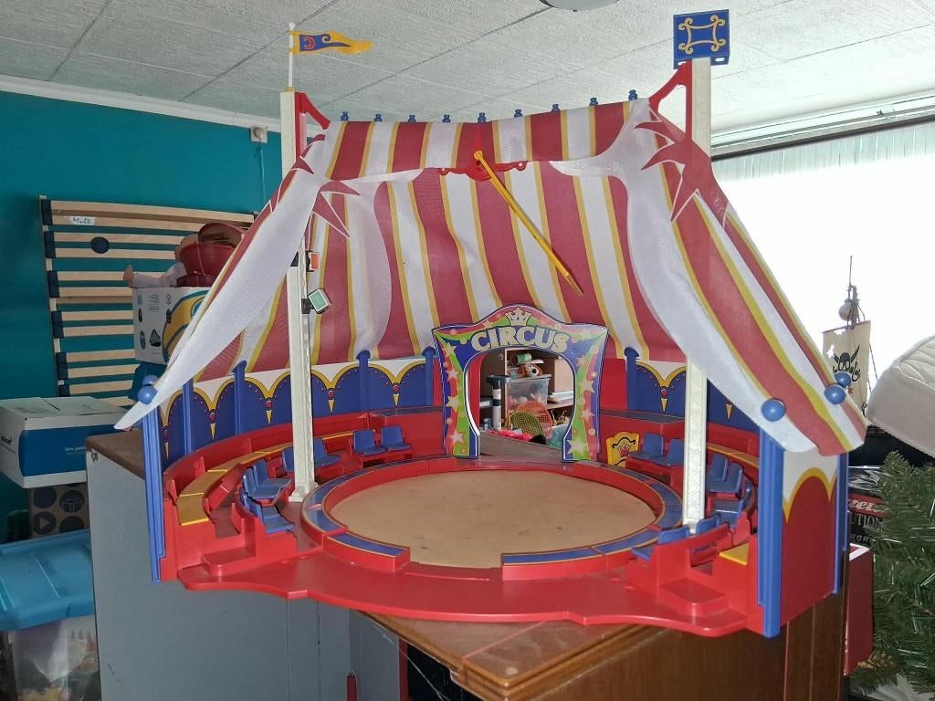 tente de cirque, jouet, playmobil, Enlèvement, Utilisé, Playmobil en vrac