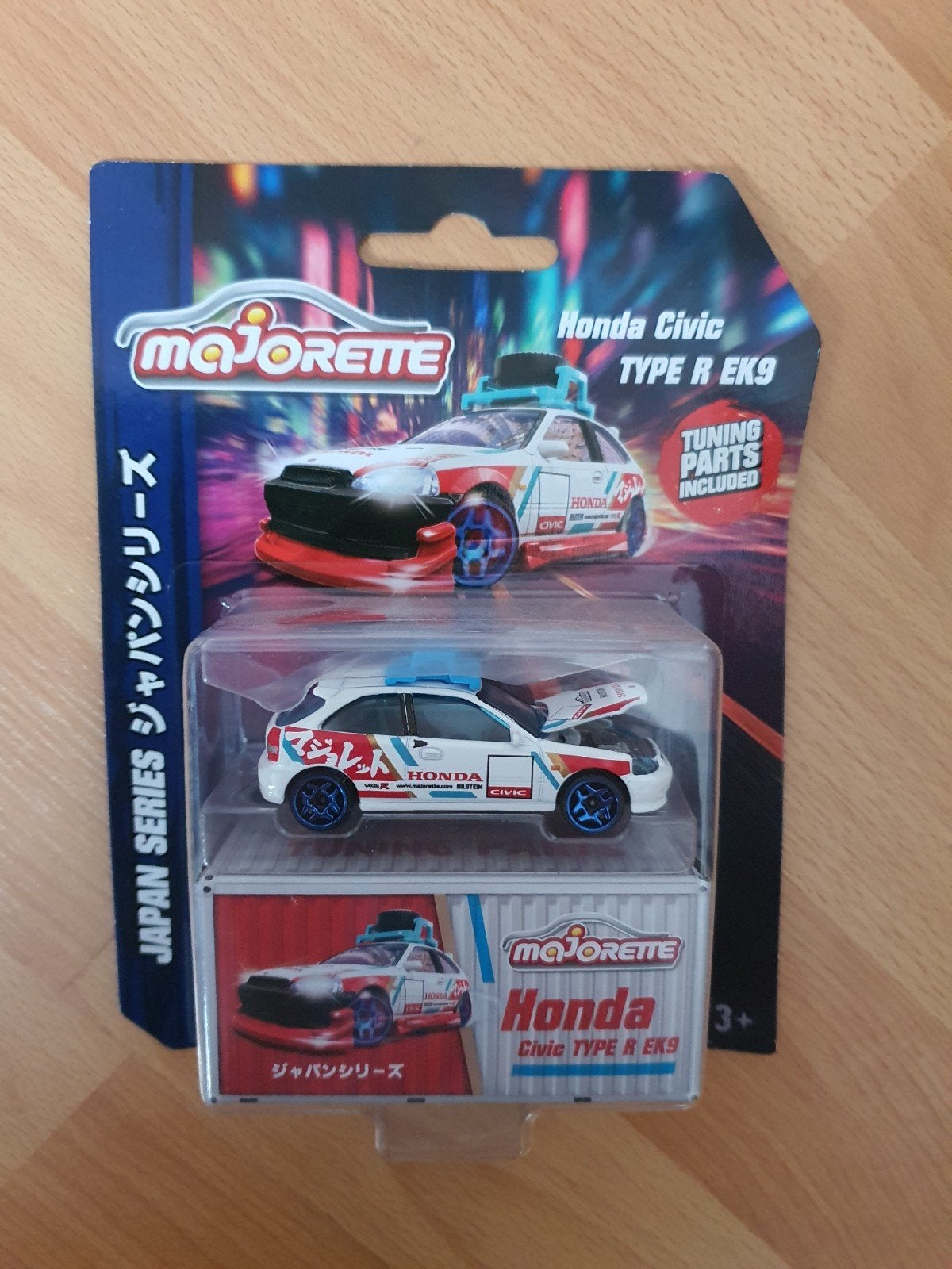 majorette honda civic type R EK9, Enlèvement