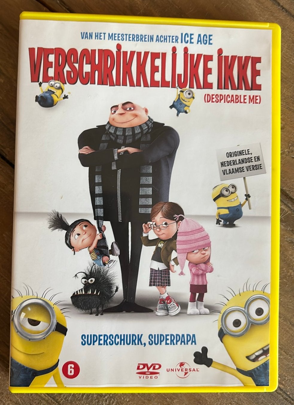 Univeral - Verschrikkelijke Ikke, Cd's en Dvd's, Dvd's | Tekenfilms en Animatie, Vanaf 6 jaar, Ophalen of Verzenden, Zo goed als nieuw