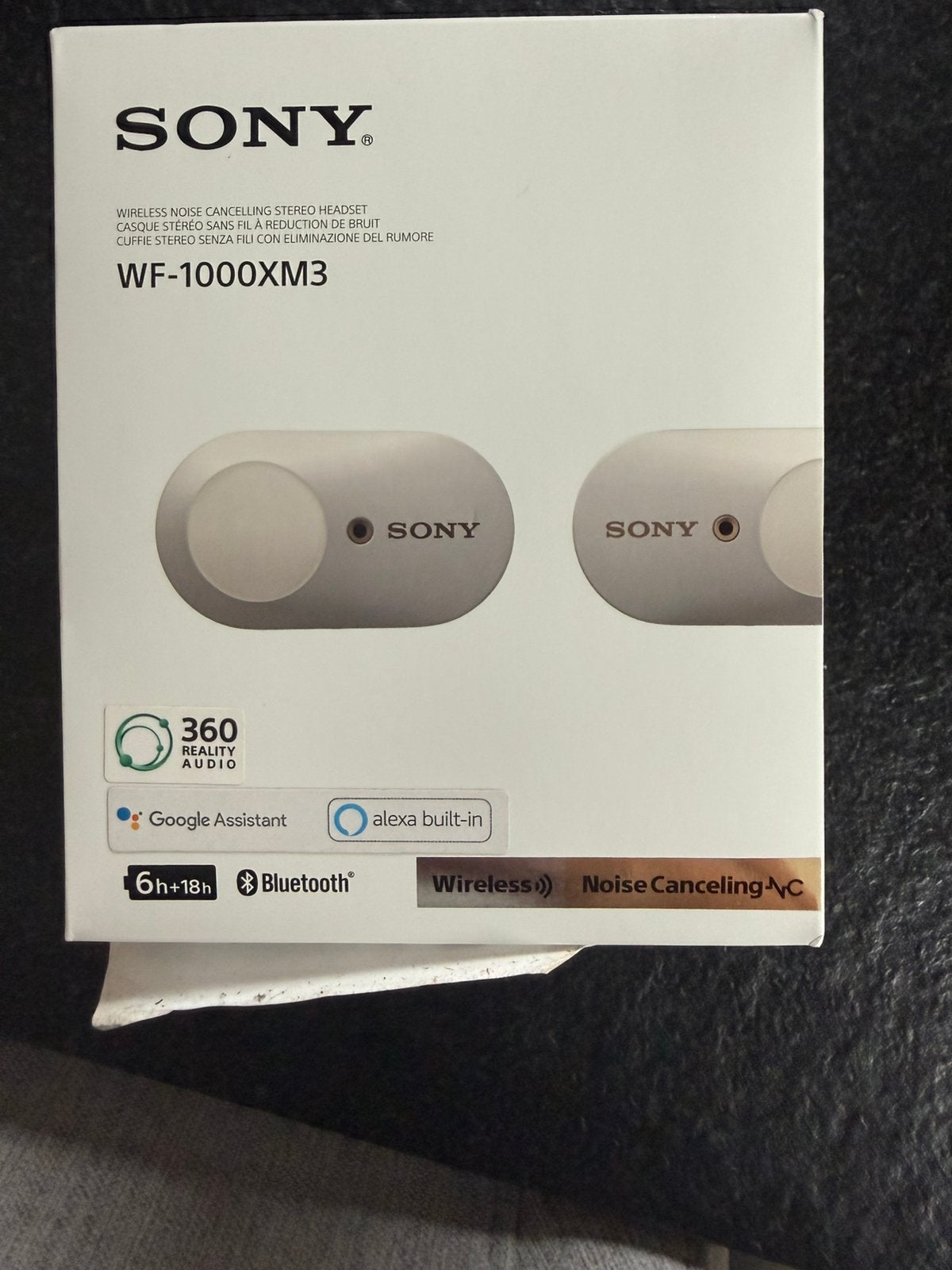 Ecouteurs Sony WF-1000xm3, Enlèvement ou Envoi, Gris, Bluetooth, Sony