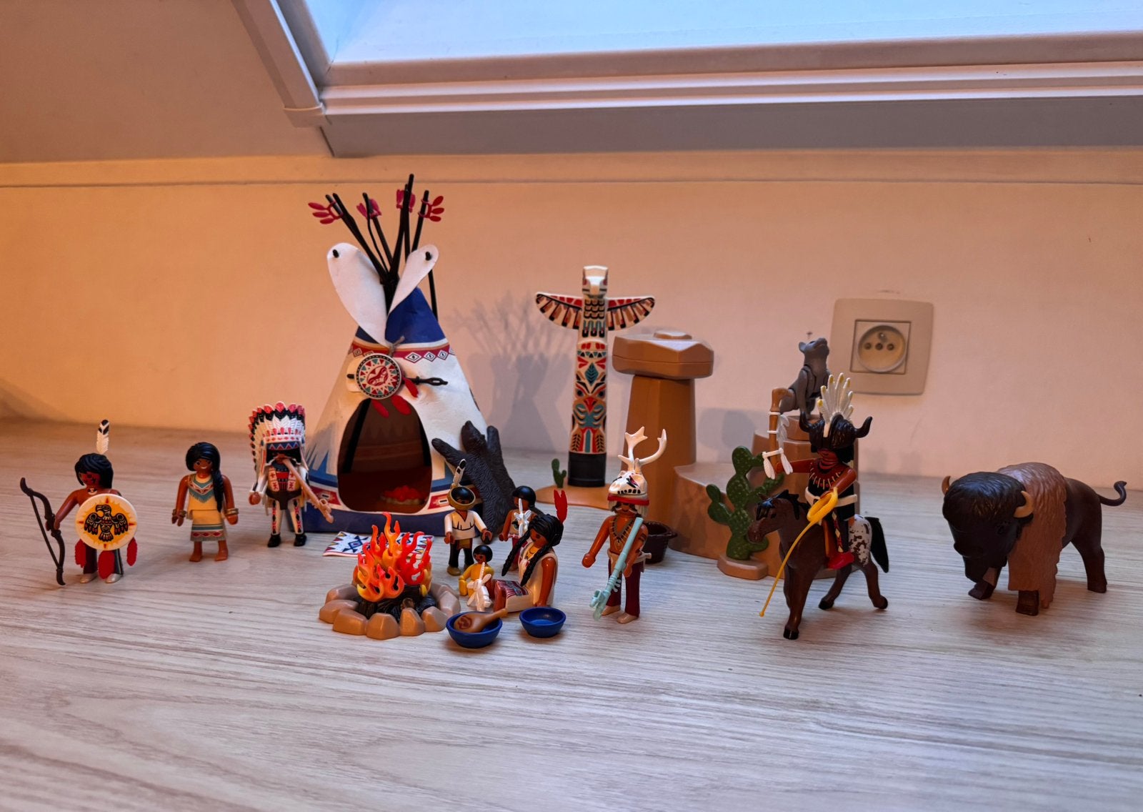 Indianen Mooie set Playmobil, Ophalen, Gebruikt