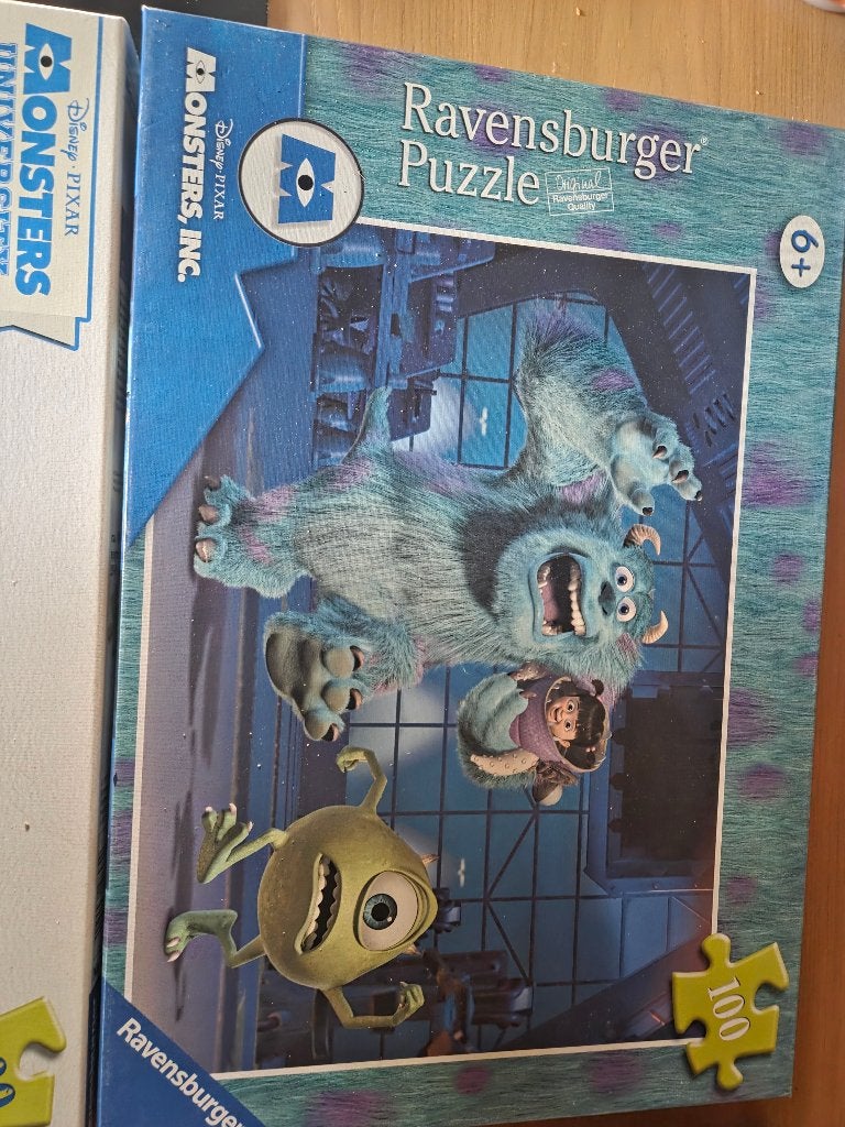 Puzzels cars en monsters, Ophalen, 10 tot 50 stukjes, Gebruikt, 4 tot 6 jaar