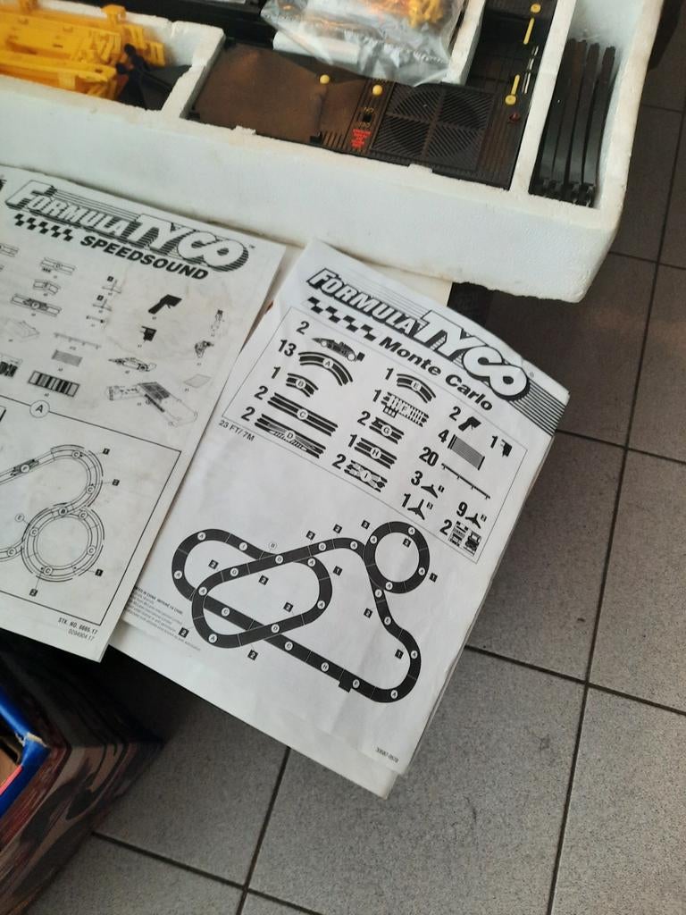 3 tyco racebanen f1, Ophalen