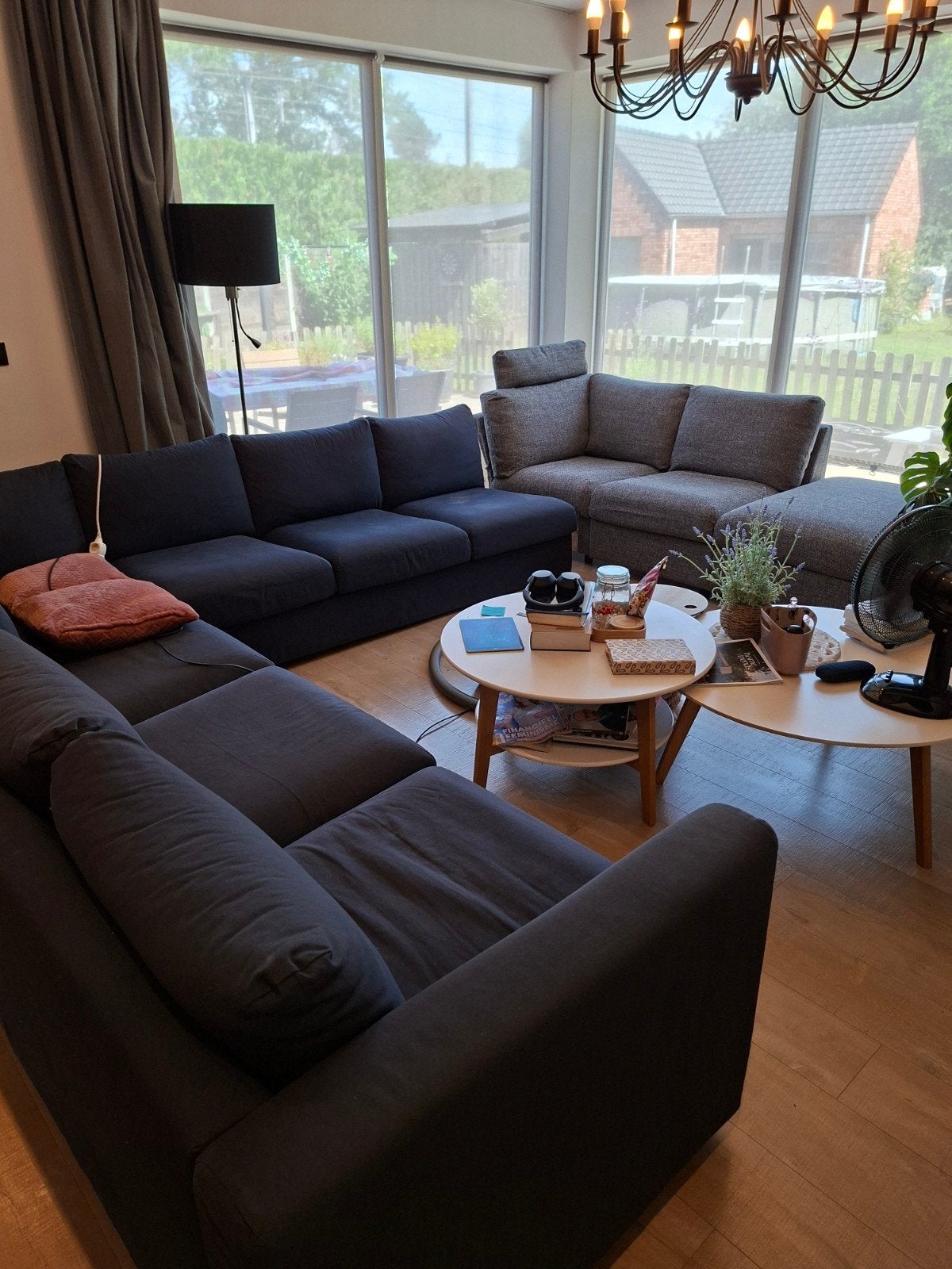 Donkerblauwe hoezen zetel Vimle Ikea, Enlèvement