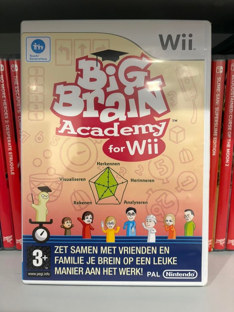 Big Brain Academy (Wii), Ophalen of Verzenden, Zo goed als nieuw