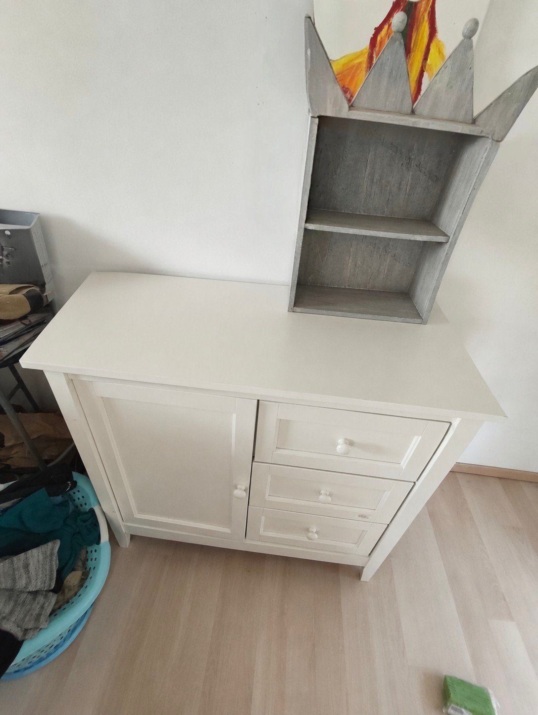 Witte kast in zeer goede staat, Kinderen en Baby's, Kinderkamer | Commodes en Kasten, Ophalen, Kast
