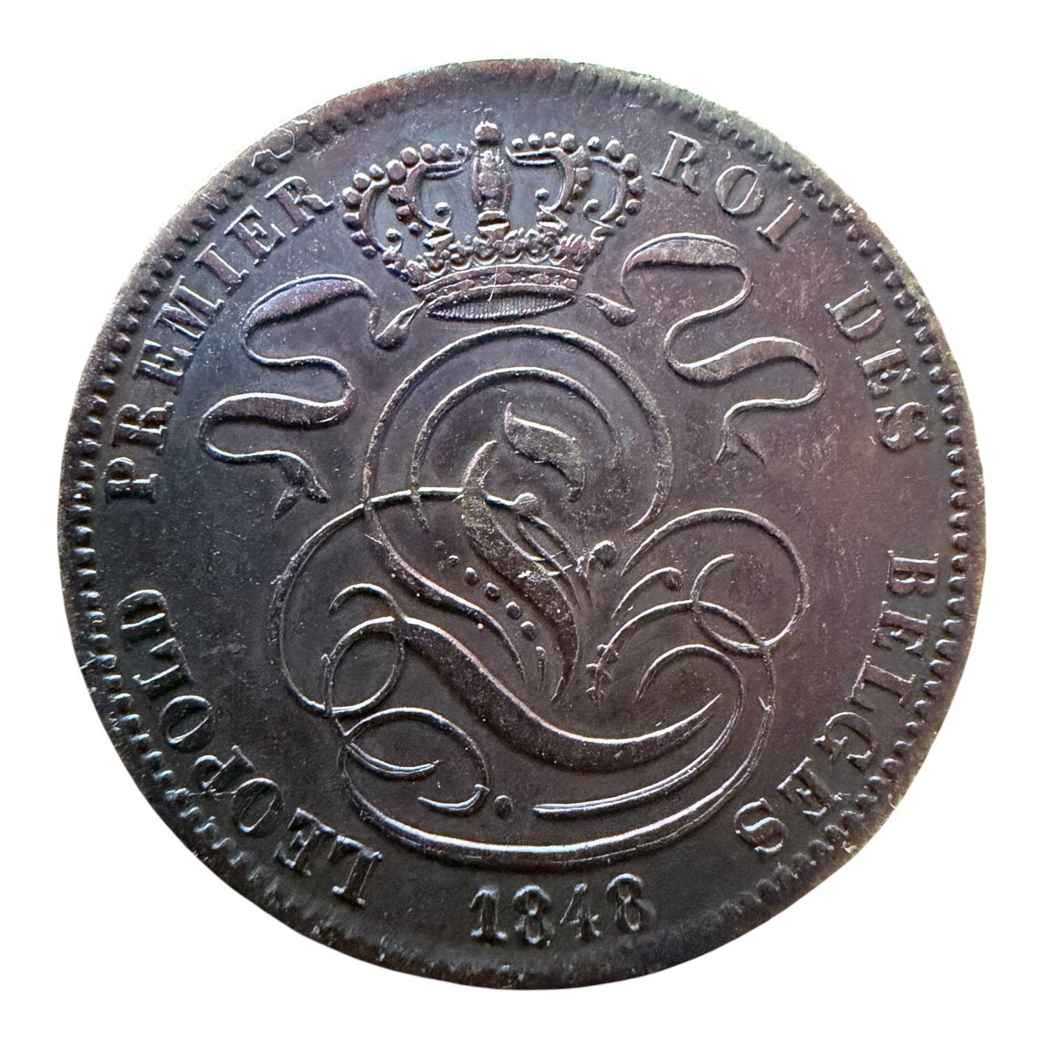 Belgie 5 Centiem 1848, Ophalen