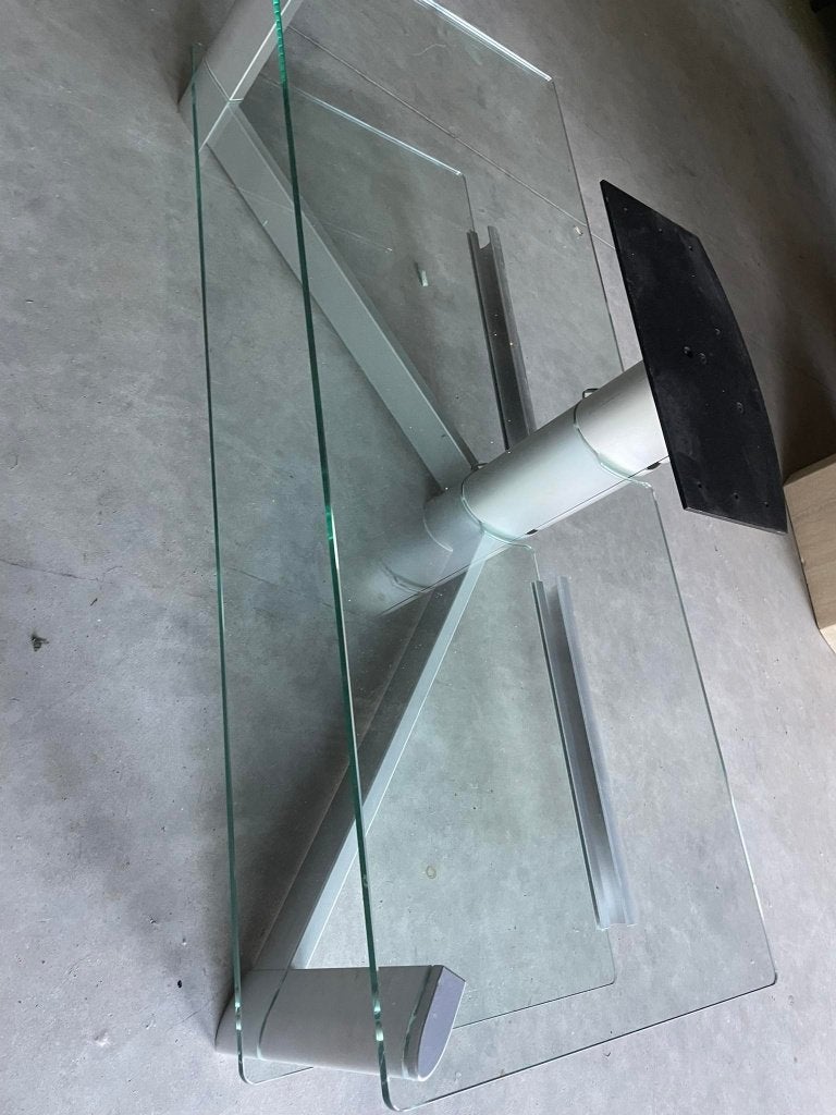 glazen tv tafel, Ophalen