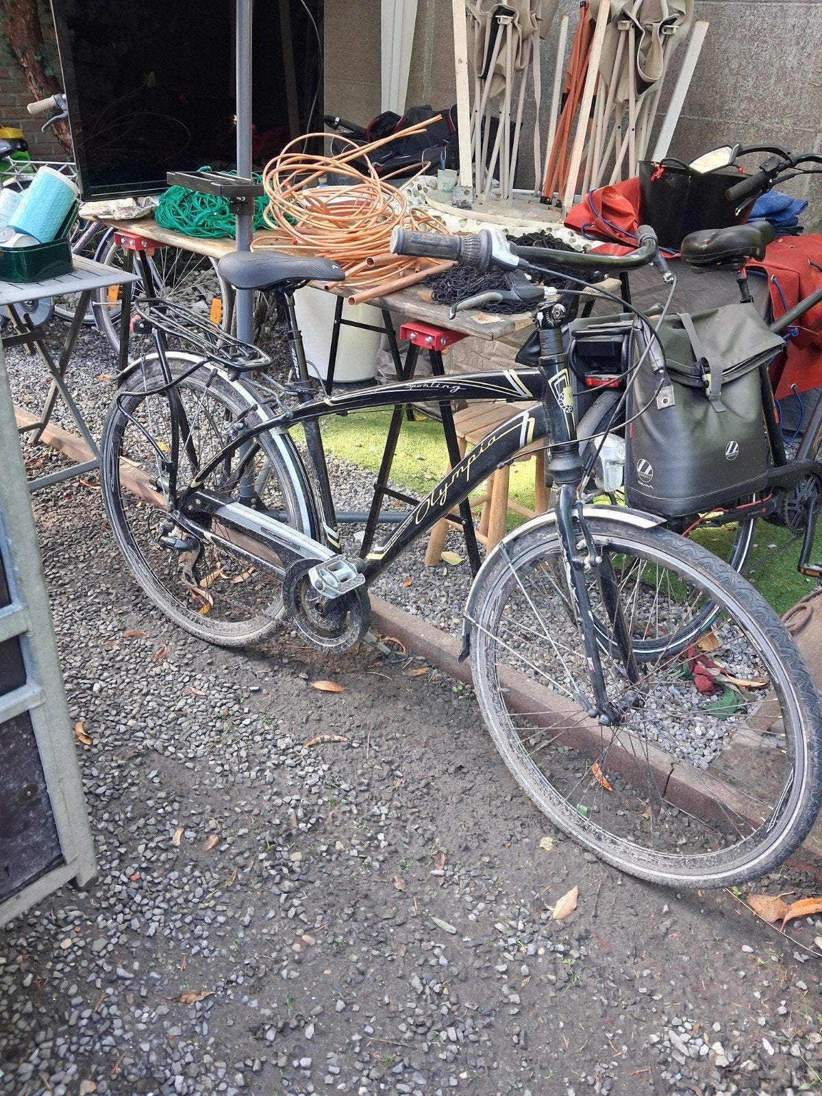 herenfiets  Olympia 7 versnellingen, Ophalen, Versnellingen