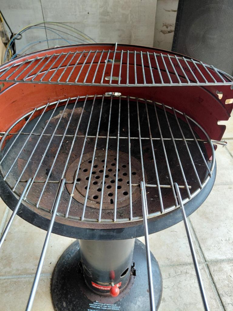 Camping bbq, Ophalen