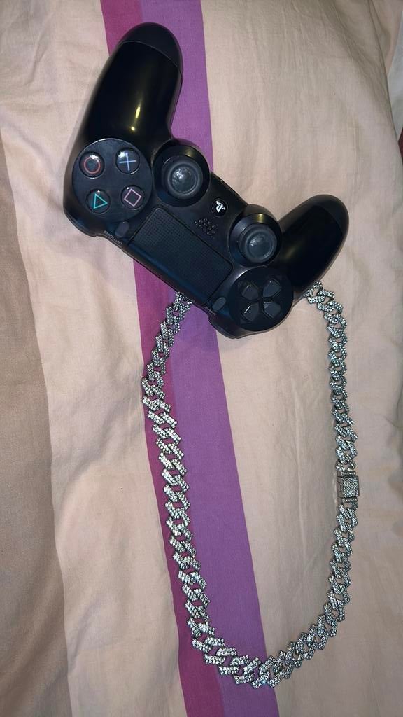 Ps4 controller + halsketting gratis, Sans fil, Enlèvement, Utilisé, PlayStation 4
