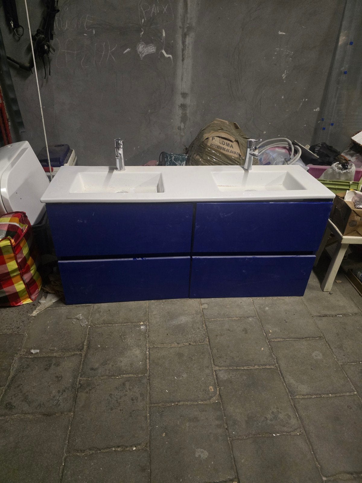 meuble lavabo double complet, Enlèvement