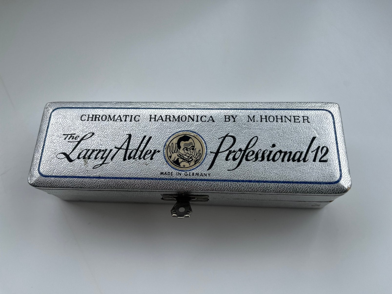 Hohner mondharmonica Larry Adler, Ophalen of Verzenden, Zo goed als nieuw, Met koffer of doosje, C-mondharmonica