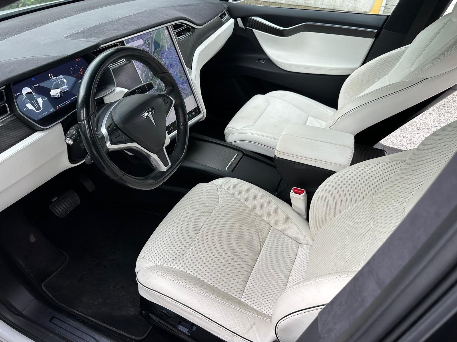Tesla Model X 75D Dual Motor - 6 zit - Full White - 524PK, Auto's, Tesla, Model X, Bedrijf, 6 zetels, 386 kW