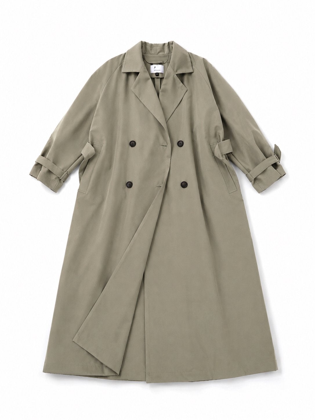 Trench kaki, Kleding | Heren, Jassen | Zomer, Ophalen of Verzenden, Zo goed als nieuw