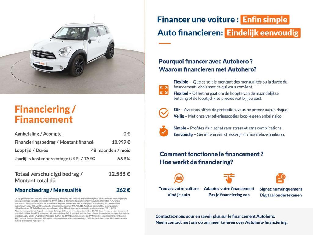 MINI Cooper Countryman Cooper ALL4 (bj 2015), Auto's, Mini, 90 kW, 122 pk, Gebruikt, Beige