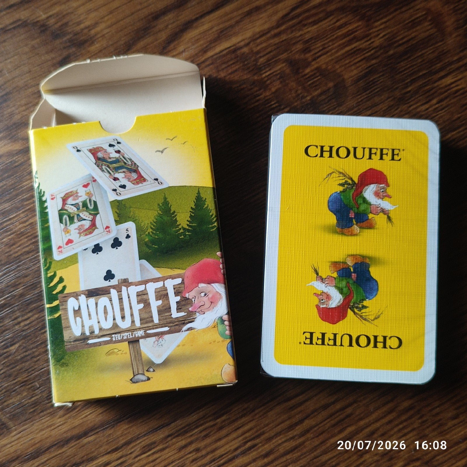 CHOUFFE kaartspel., Ophalen of Verzenden, Nieuw, Reclamebord, Plaat of Schild, Overige merken