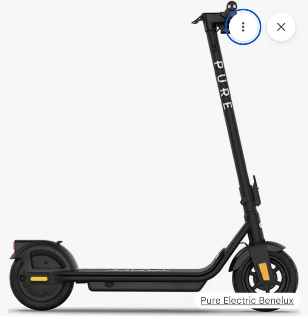 Elektrische step PURE air, Fietsen en Brommers, Ophalen, Zo goed als nieuw