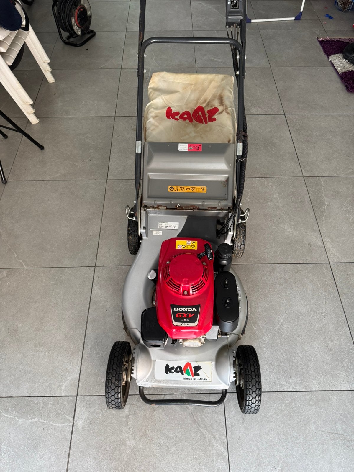 Tondeuse KAAZ LM5360HXA autotractée fonctionne parfaitement, Enlèvement, Comme neuf, Vitesses