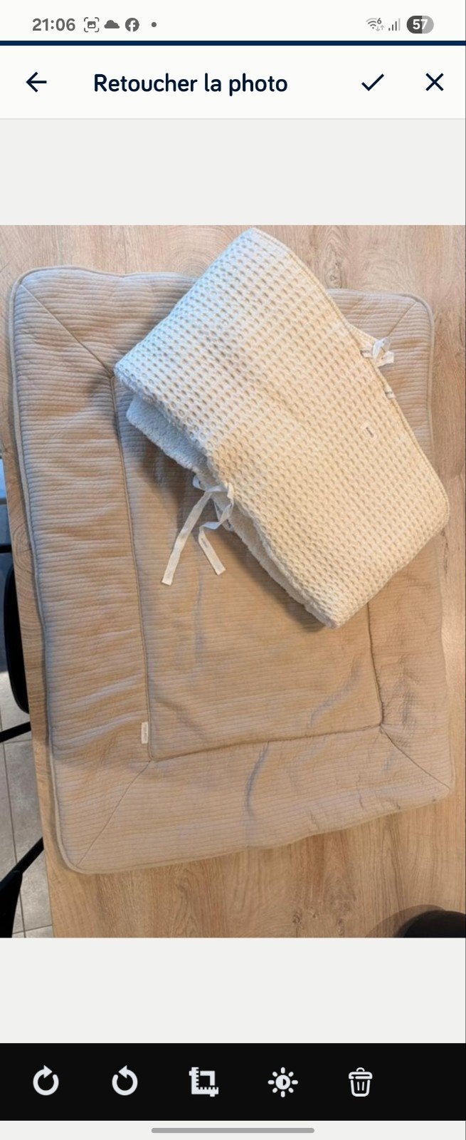 Tapis et Contour parc bebe, Enlèvement