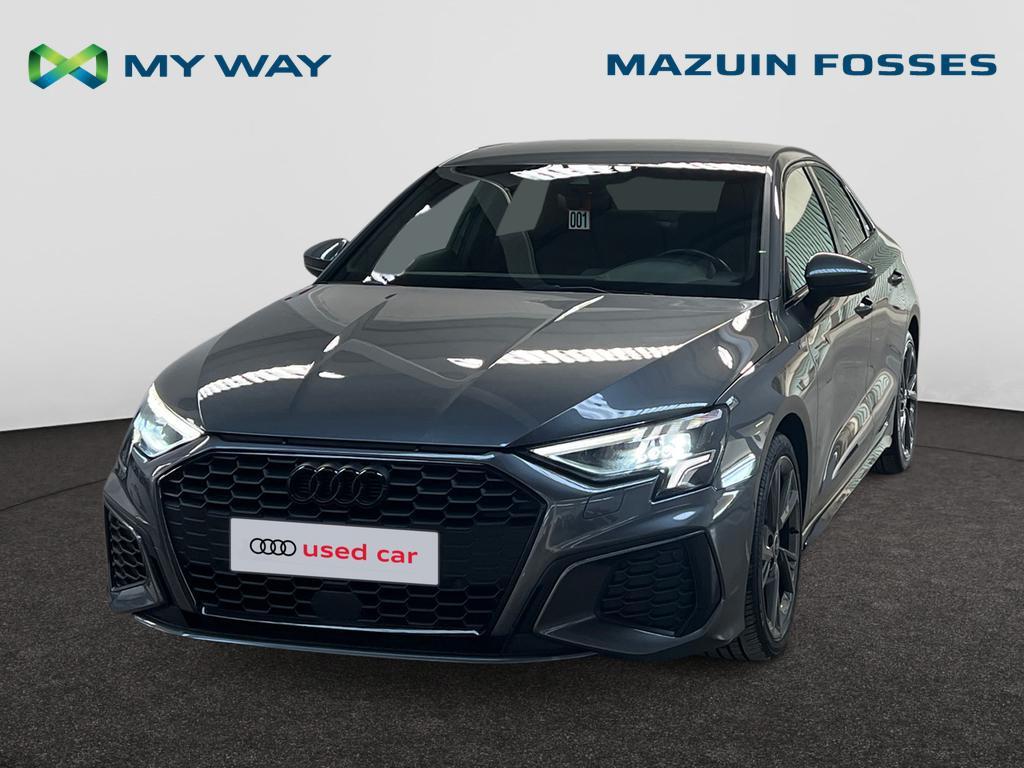 Audi A3 Sedan A3 30 TFSI S line S tronic, Automaat, Overige carrosserie, Navigatiesysteem, Zilver of Grijs