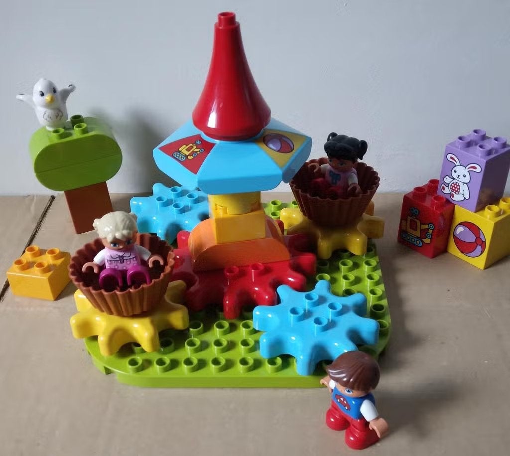 My First Carrousel - Duplo #10845 (2017), Kinderen en Baby's, Speelgoed | Duplo en Lego, Gebruikt, Duplo, Complete set, Compleet