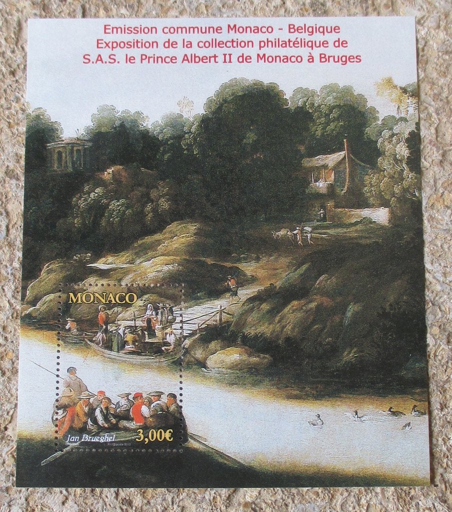 1 postzegel monaco van 3 euro, Frankeerzegel, Ophalen of Verzenden, Zonder stempel, Postfris
