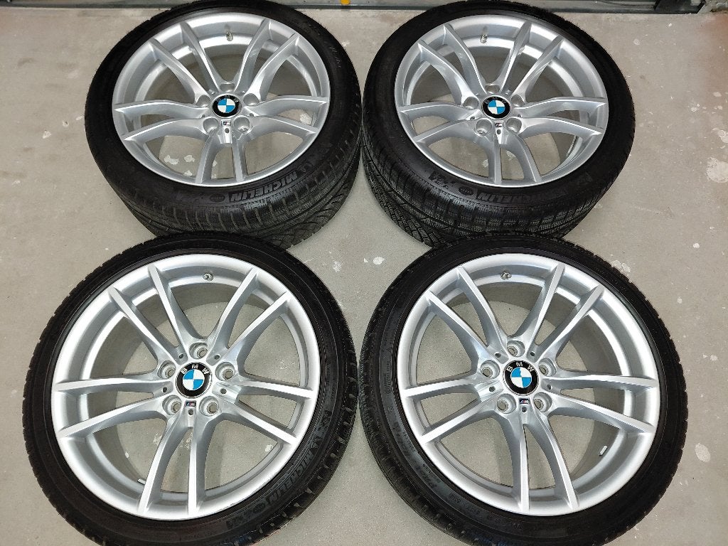 Originele 18 inch winter breedset BMW M2 F87, Ophalen, 18 inch, Gebruikt, 255 mm