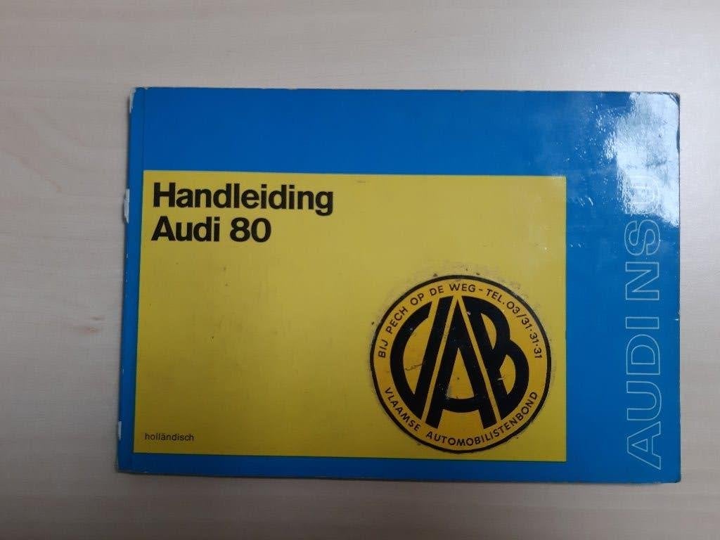 Handleiding Audi 80 1974 met schema, Ophalen