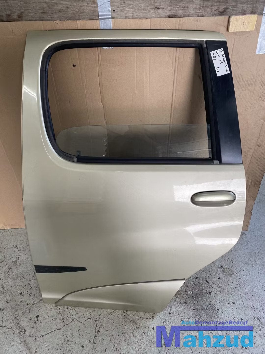 TOYOTA YARIS VERSO Beige 583 Links achter deur portier 99-05, Auto-onderdelen, Info@toyota.co.jp, Gebruikt, Deur, Toyota Motor Corporation