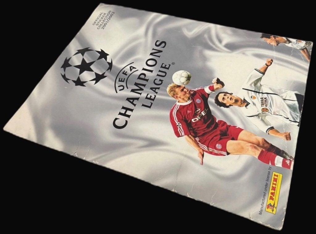 Panini Champions League 2001 2002 Compleet Sticker Album, Ophalen of Verzenden, Gebruikt
