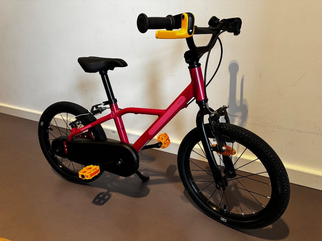 Btwin Kinderfiets 16 inch 4-6 jaar Discover 900 roze, Fietsen en Brommers, Fietsen | Kinderfietsjes, Ophalen, 16 tot 20 inch, Zo goed als nieuw