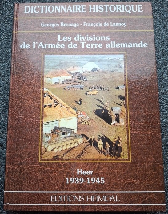 Les divisions de l'armée de Terre Allemande (Heimdal), Collections, Enlèvement ou Envoi, Armée de terre, Livre ou Revue