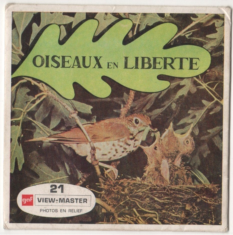 View-master Vogels in het wild B 611 FR, Ophalen of Verzenden