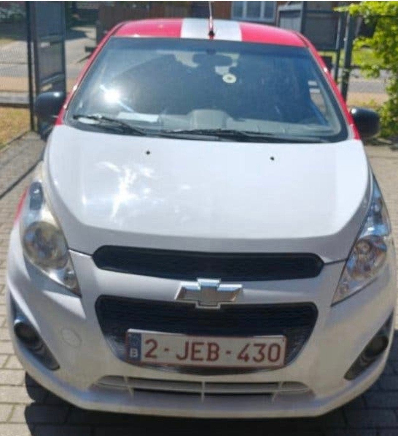 Chevrolet Spark 1.0 Benzine – 2012 – 1 jaar garantie, Auto's, Chevrolet, Particulier, Rood, Te koop, Benzine