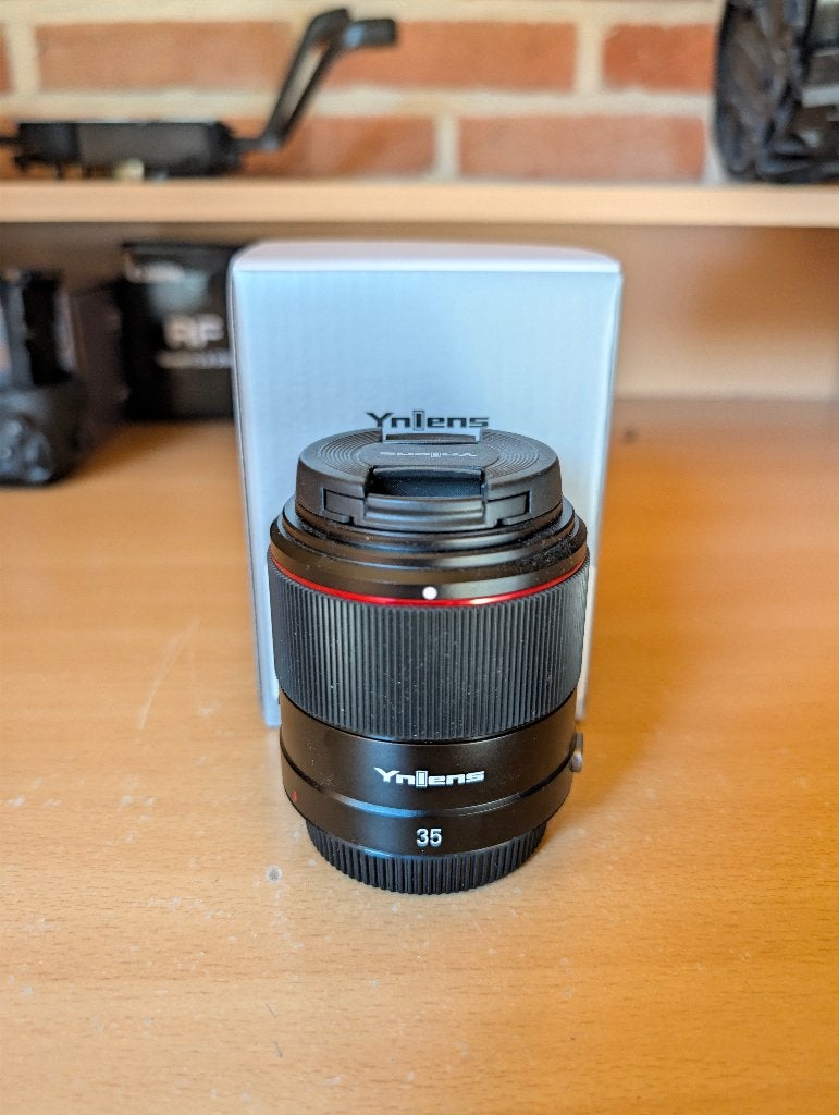 Yongnuo 35mm F2R & 85mm 85mm F1.8R voor Canon RF mount, Audio, Tv en Foto, Foto | Lenzen en Objectieven, Gebruikt, Standaardlens