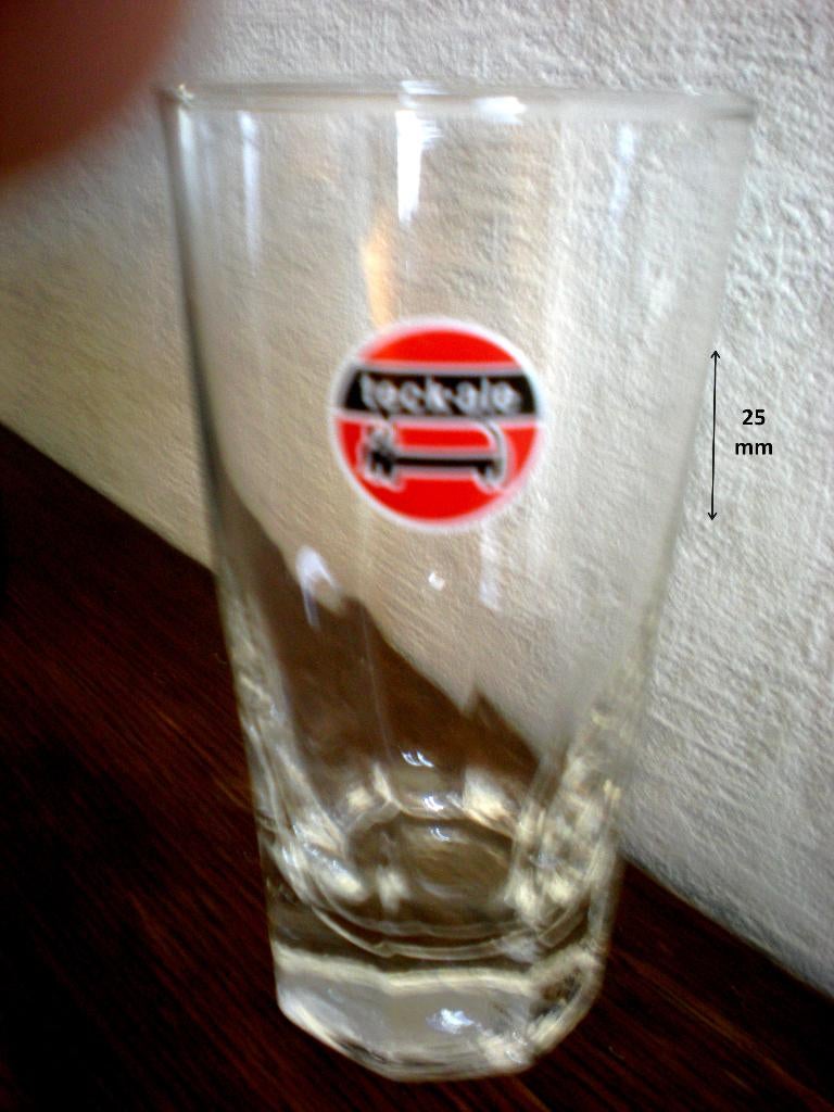 Teck ale, Enlèvement ou Envoi, Comme neuf, Verre ou Verres