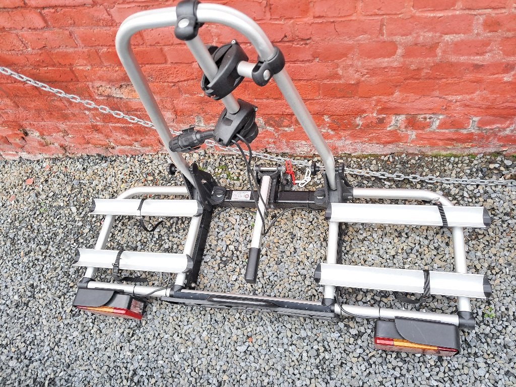 porte vélos, Ophalen, Gebruikt, 2 fietsen, Trekhaakdrager