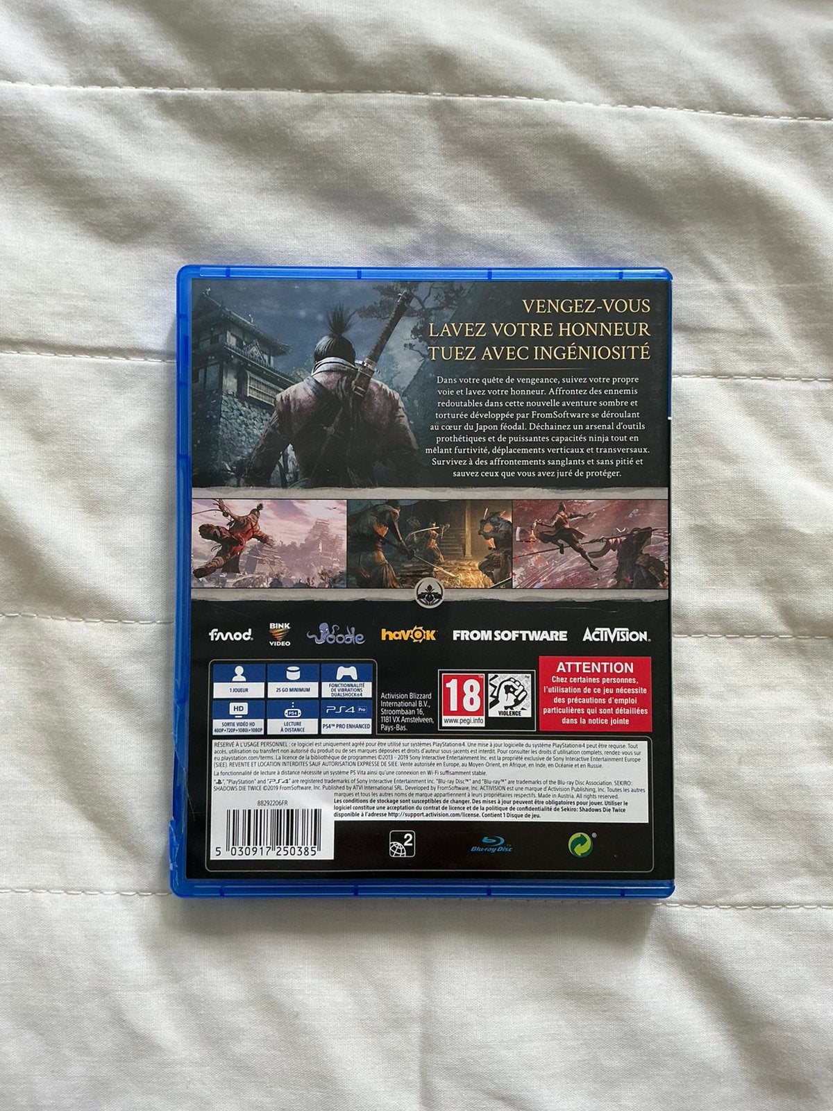 Sekiro Playstation 4, Games en Spelcomputers, Ophalen of Verzenden, Zo goed als nieuw