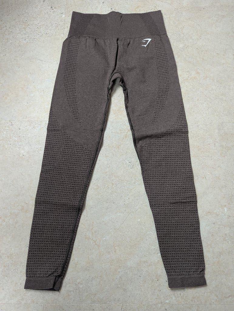 Legging Gymshark Marron, Taille 36 (S), Comme neuf, Brun, Fitness ou Aérobic