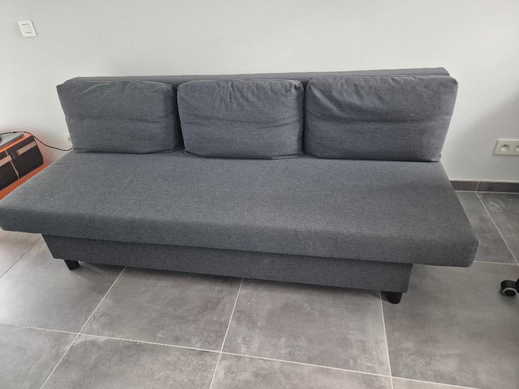 zetelbed ( slaapbank ), 90 cm, Gris, Enlèvement, 200 cm