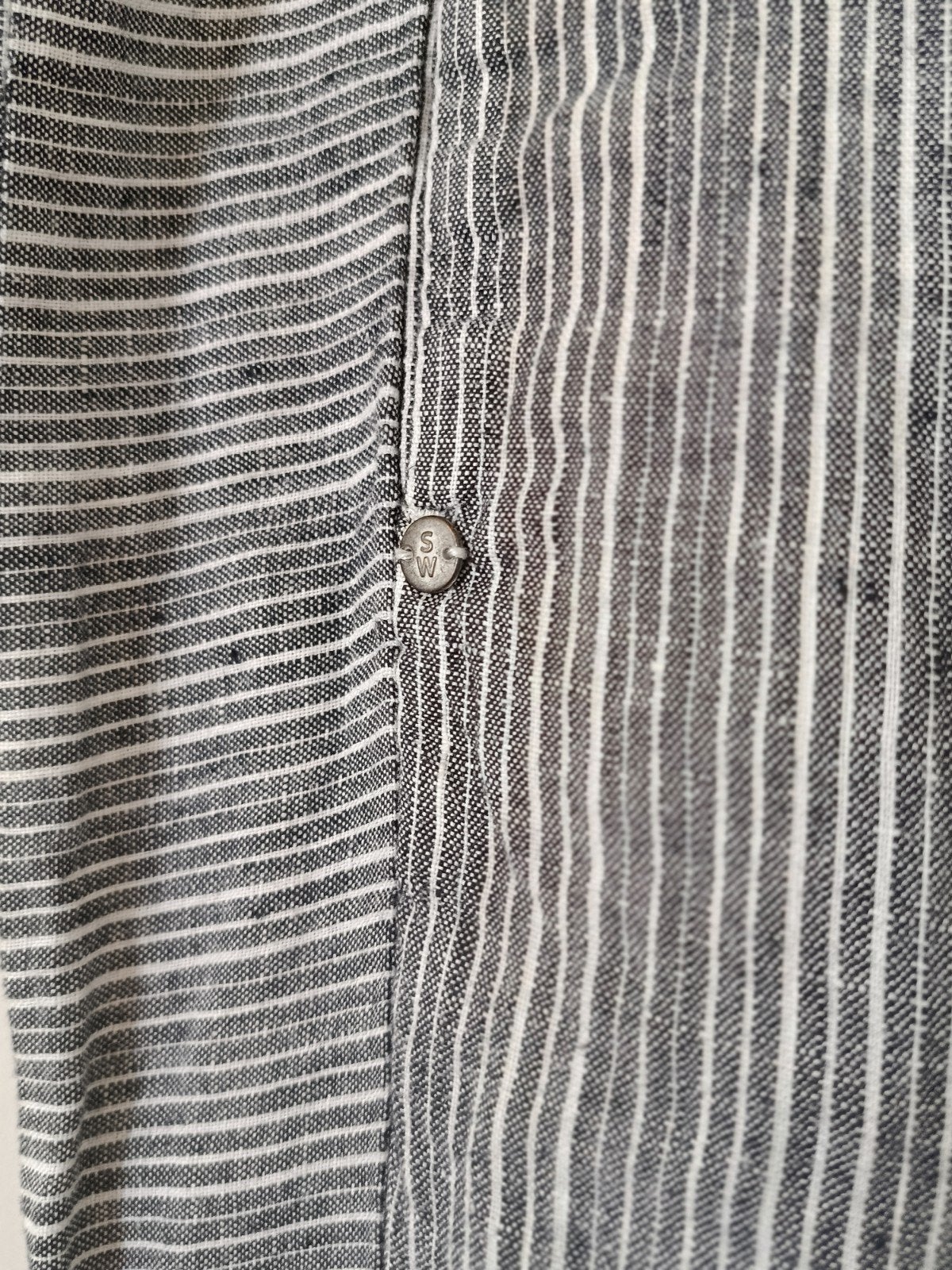 SANDWICH PANTALON EN LIN 42NL, Vêtements | Femmes, Blanc, Longs