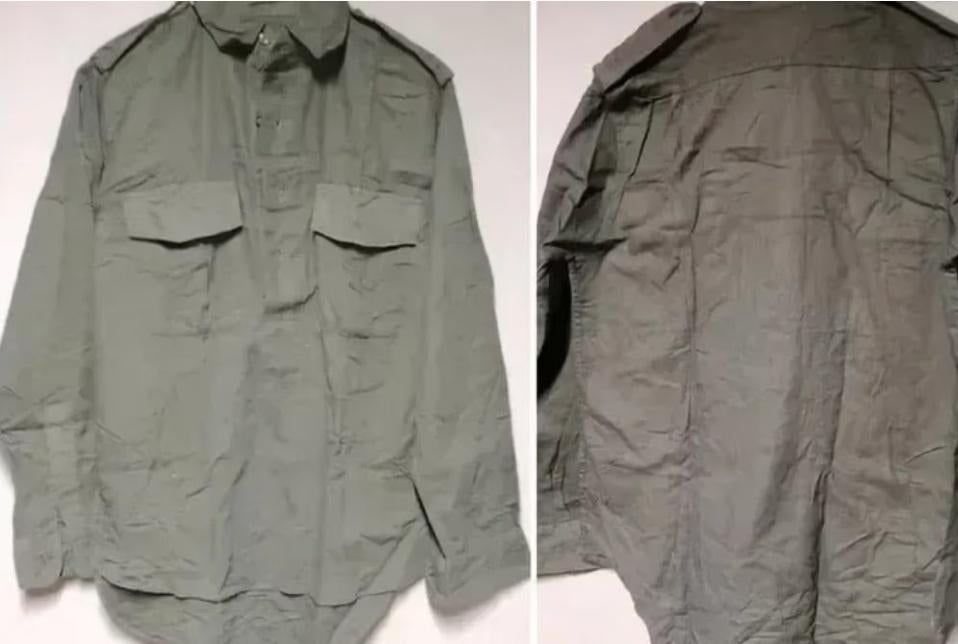 Chemise militaire aertex ww, Envoi, Autres, Vêtements ou Chaussures