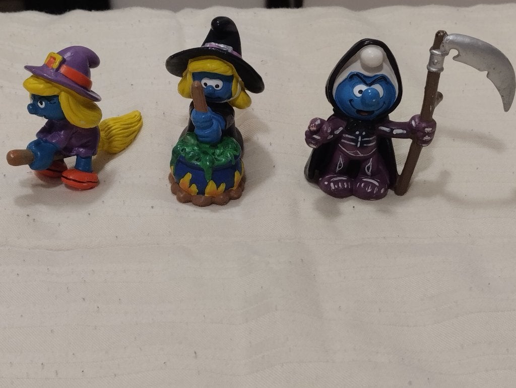 halloween smurfen, Ophalen of Verzenden, Zo goed als nieuw, Overige Smurfen, Poppetje, Figuurtje of Knuffel