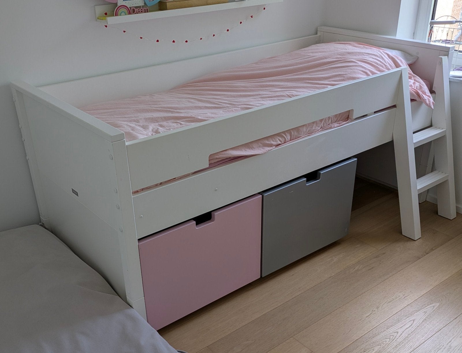 Lit Bopita 90x200, Enfants & Bébés, Utilisé, Lit mi-hauteur mezzanine